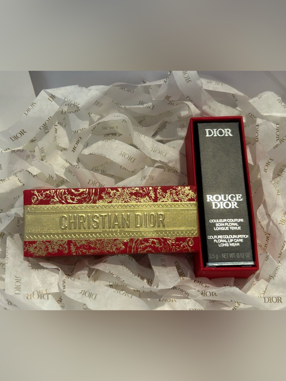Dior Special Lunar New Year Rouge Dior Lipstick #720 Icone Velvet NIB